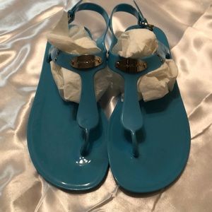 Gently worn Michael Kors Jelly Sandals Size 9M